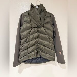 Indygena Olive Green Puffer Jacket size XS